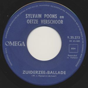 Sylvain Poons, Oetze Verschoor - Zuiderzee-Ballade
