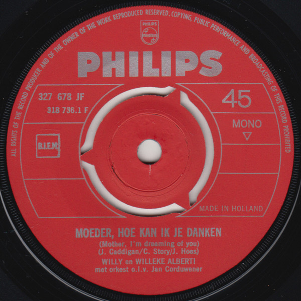 Willy & Willeke Alberti - Moeder, Hoe Kan Ik Je Danken? 3 Willy & Willeke Alberti - Moeder, Hoe Kan Ik Je Danken?