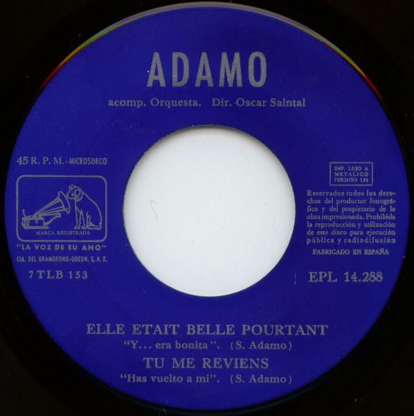 Adamo - Ton Nom 4 Adamo - Ton Nom