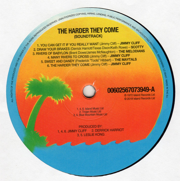 Various - The Harder They Come (Original Soundtrack Recording) 5 Various - The Harder They Come (Original Soundtrack Recording)