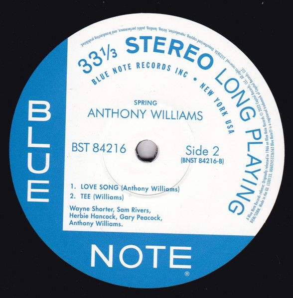 Anthony Williams - Spring 4 Anthony Williams - Spring