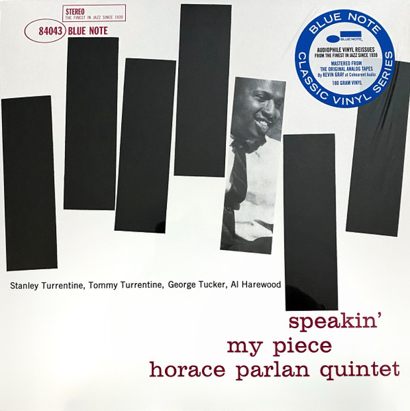 Horace Parlan Quintet - Speakin' My Piece 1 Horace Parlan Quintet - Speakin' My Piece
