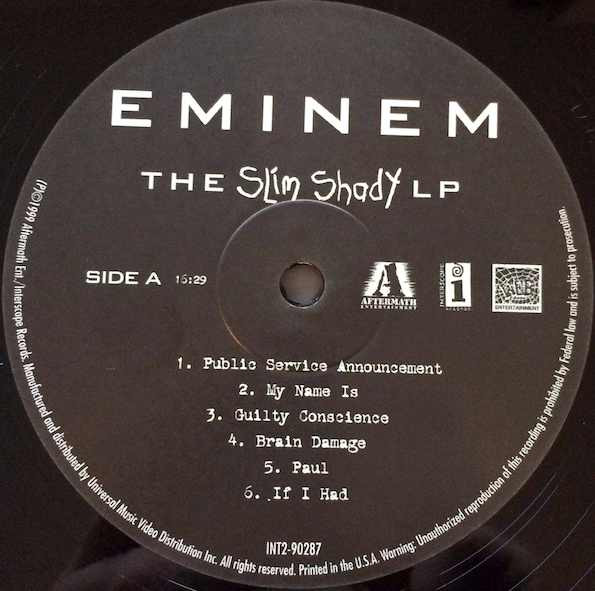 Eminem - The Slim Shady LP 3 Eminem - The Slim Shady LP