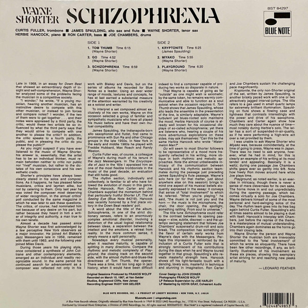 Wayne Shorter - Schizophrenia 4 Wayne Shorter - Schizophrenia