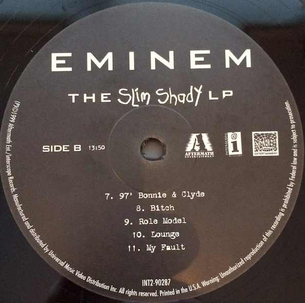 Eminem - The Slim Shady LP 4 Eminem - The Slim Shady LP