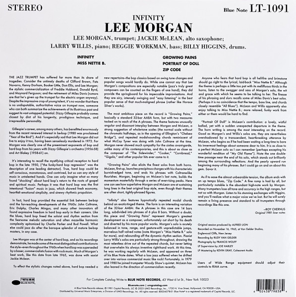 Lee Morgan - Infinity 4 Lee Morgan - Infinity