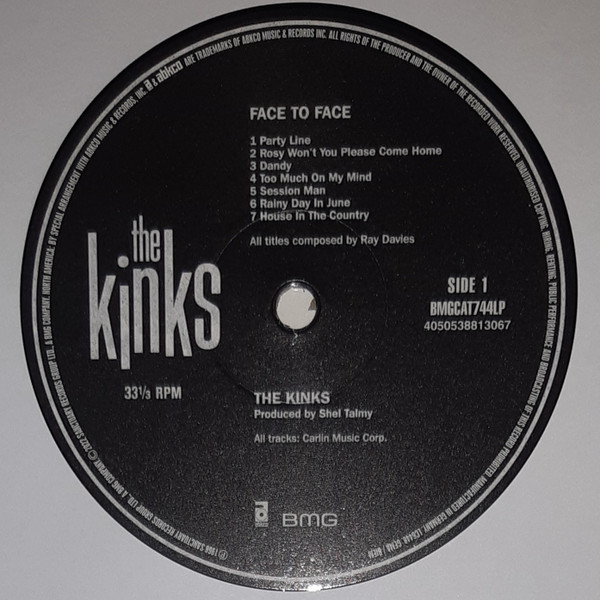 The Kinks - Face To Face 3 The Kinks - Face To Face