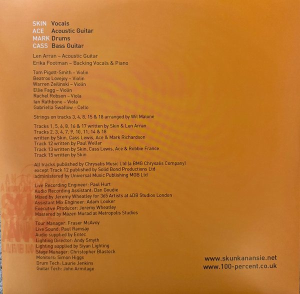 Skunk Anansie - An Acoustic Skunk Anansie Live In London 4 Skunk Anansie - An Acoustic Skunk Anansie Live In London