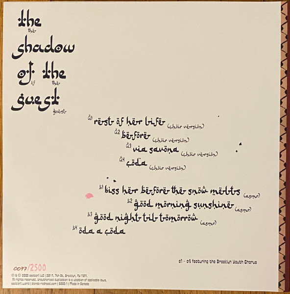 Blonde Redhead - The Shadow Of The Guest 3 Blonde Redhead - The Shadow Of The Guest