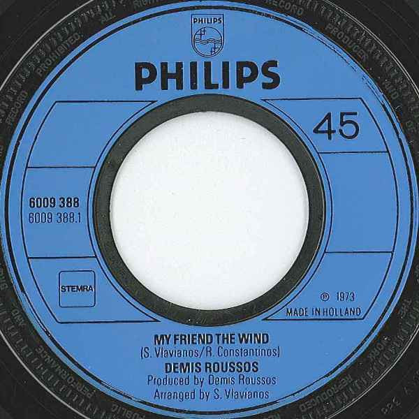 Demis Roussos - My Friend The Wind / Lay It Down 3 Demis Roussos - My Friend The Wind / Lay It Down