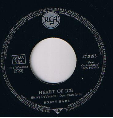Bobby Bare - Detroit City / Heart Of Ice 3 Bobby Bare - Detroit City / Heart Of Ice