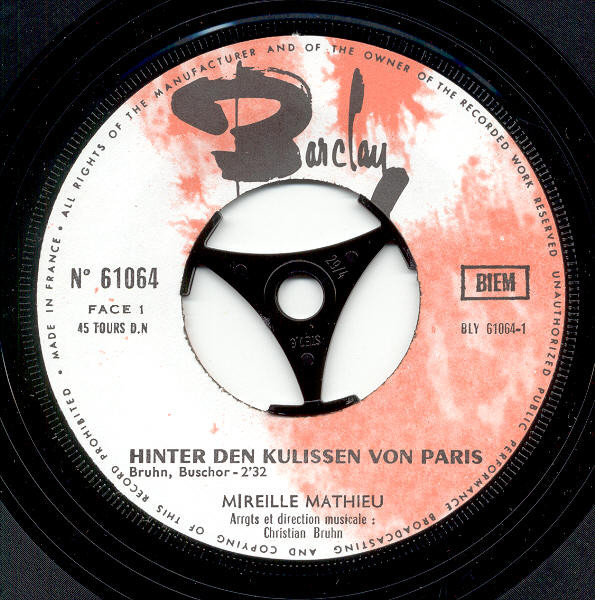 Mireille Mathieu - Hinter Den Kulissen Von Paris / Martin 3 Mireille Mathieu - Hinter Den Kulissen Von Paris / Martin