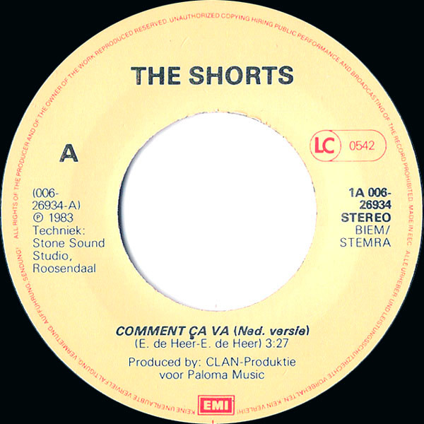 The Shorts - Comment Ça Va 3 The Shorts - Comment Ça Va