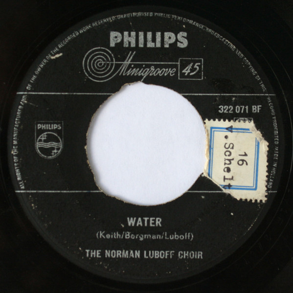 Norman Luboff Choir - Water 1 Norman Luboff Choir - Water