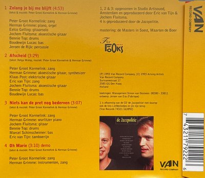 De Jazzpolitie - Zolang Je Bij Me Blijft 2 De Jazzpolitie - Zolang Je Bij Me Blijft