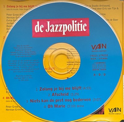 De Jazzpolitie - Zolang Je Bij Me Blijft 3 De Jazzpolitie - Zolang Je Bij Me Blijft