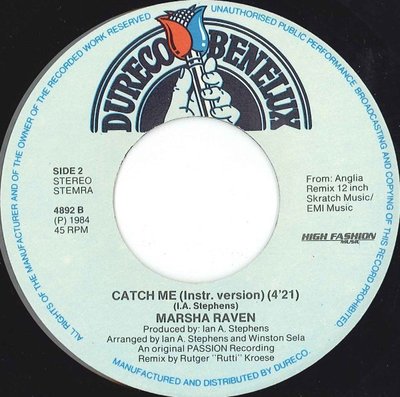 Marsha Raven, London Big Ben - Catch Me (From Anglia Remix 12 Inch) 4 Marsha Raven, London Big Ben - Catch Me (From Anglia Remix 12 Inch)
