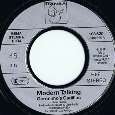Modern Talking - Geronimo's Cadillac 3 Modern Talking - Geronimo's Cadillac