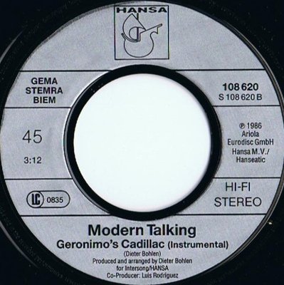 Modern Talking - Geronimo's Cadillac 4 Modern Talking - Geronimo's Cadillac