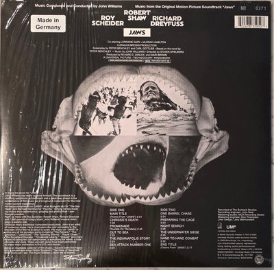 John Williams (4) - Jaws (Music From The Original Motion Picture Soundtrack) 2 John Williams (4) - Jaws (Music From The Original Motion Picture Soundtrack)