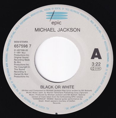 Michael Jackson - Black Or White 3 Michael Jackson - Black Or White - Afbeelding 3