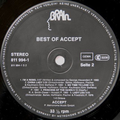 Accept - Best Of Accept 4 Accept - Best Of Accept